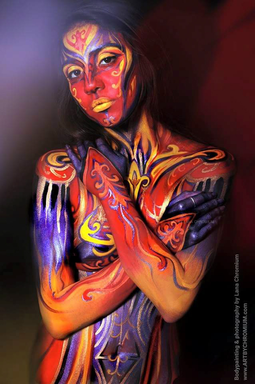 Image Gallery Bodypainting And Fine Art By Lana Chromium