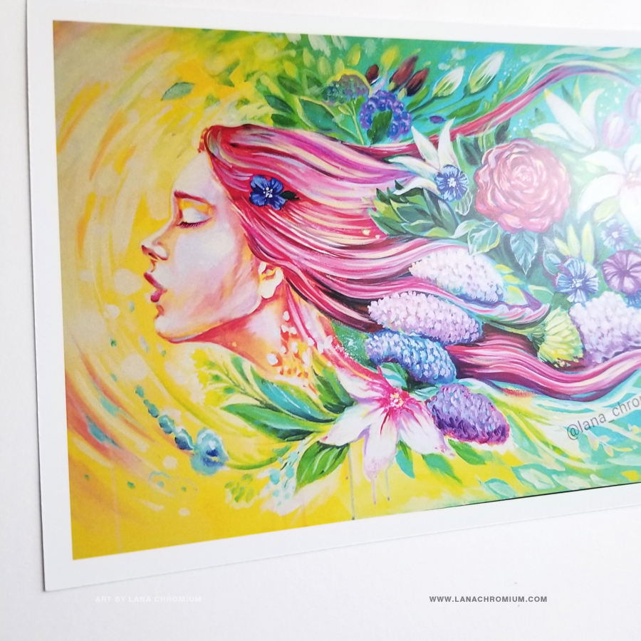 Spring Bloom Limited Edition Print Bodypainting And Fine Art