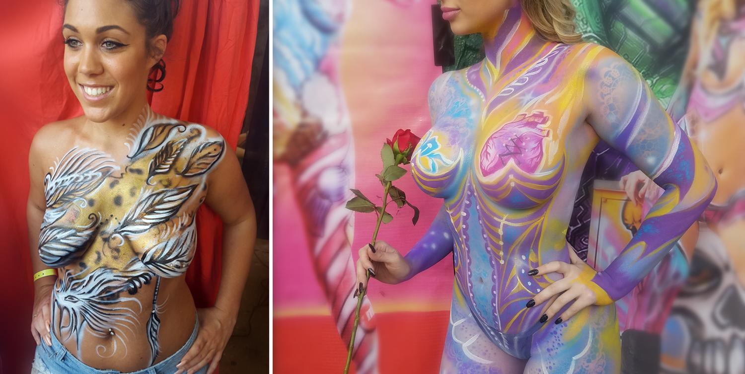 Body Painter Lana Chromium is taking appointments for Body Painting during Fant...