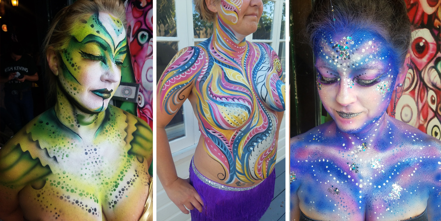 Body Painter Lana Chromium is taking appointments for Body Painting during ...