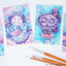 Alice in Wonderlandinspired watercolors | Tiny Little Dreamer VLOG