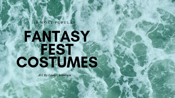 body painting cosrumes for Fantasy Fest in Key West - 10 best bodyart makeup looks from 2018