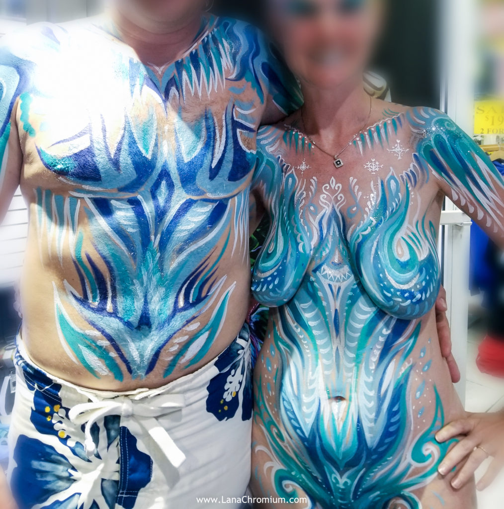 10 most popular body paint costumes for Fantasy Fest in Key West