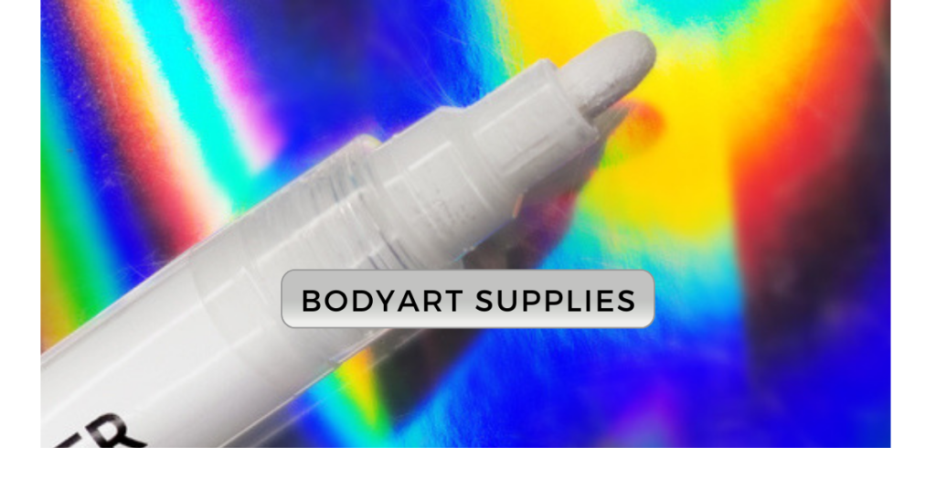 BODYPAINT MARKER by Lana Chromium
ULTIMATE LINE CONTROL IN YOUR HANDS
Ships Worldwide. How to order? Scroll down and read.
This marker specially made to paint on skin.
Waterproof and smudge-proof
Do you love to paint on skin as we do? Well, get excited! You will be holding in your hands a bodypaint marker created by bodyartist, Lana Chromium, filled with water resistant bodypaint.
We hope this marker becomes your ultimate tool for body detailing. It is perfect for body paint or temporary tattoos, and are safe for the skin. They make the application process by keeping your makeup supply and lines consistent with fluid strokes.
WATER RESISTANT? SMUDGE RESISTANT? YES!
Body painting will last 2-3 day with proper care.
COLORS: BLACK & WHITE
For custom colors email us
LONG LASTING
2MM BULLET TIP